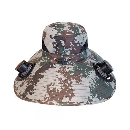 SolarBurst™ Solar Powered Ventilation Fan Hat