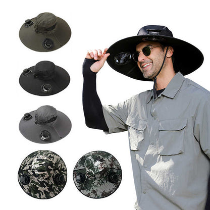 SolarBurst™ Solar Powered Ventilation Fan Hat